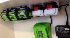 Black and Decker 20v battery wall or under cabinet mount