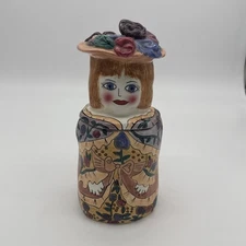 Bella Casa by Ganz Susan Paley Nora Canister Cookie Jar & Lid Original 9.5 Inch