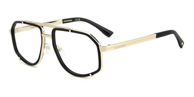 Dsquared2 D2 0191 Black gold 56/18/145 MAN Eyewear Frame