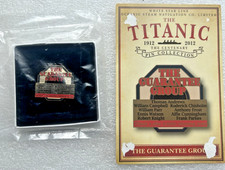 Danbury Mint RMS Titanic Enamel Pin Badge - The Guarantee Group - Titanics Elite