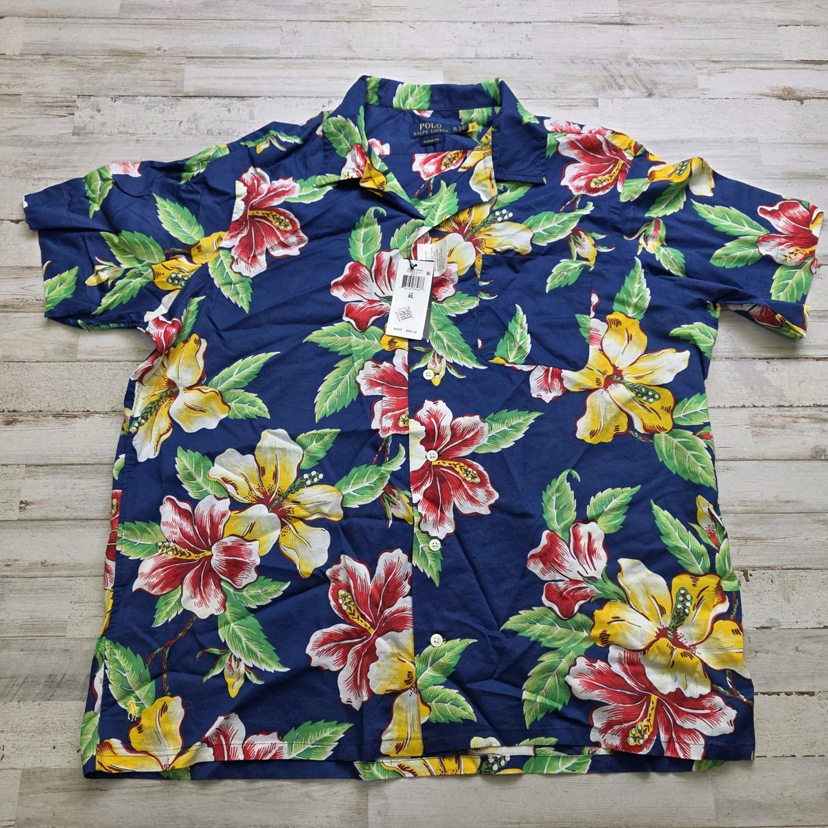 Polo Ralph Lauren Floral Regular Size XL Casual Button-Down Shirts
