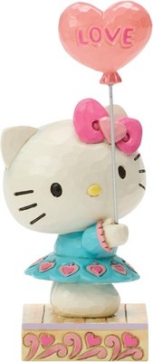 Enesco Sanrio Von Jim Shore Hello Kitty Hält Einen Herzballon Figurine #6017926