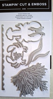 Stampin' Up! Ocean Friends dies set 7 in excellent condition