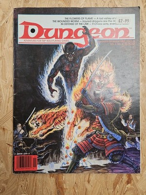 Dungeon Magazin Ausgabe 8 Nov/Dez 1987 Abenteuer für TSR Rollenspiele