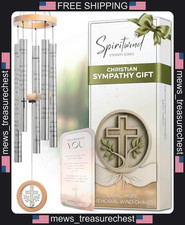 Living Hope Christian Memorial Wind Chimes 32-inch for Loss of Loved One