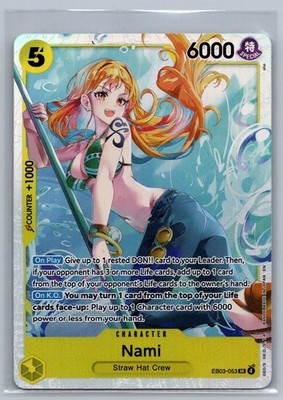Naminori Nami OP03-030 R Mighty Enemies - ONE PIECE Card Game Japanese | eBay