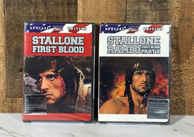RAMBO First Blood 1 and 2 - DVD 20th Anniversary Special Editions - NEW SEALED