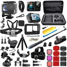 Accessories Kit for Gopro Hero 13 Black Accessory Bundle Waterproof Housing Case