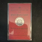 New Listing1987 Silver Round Pope John Paul II Papal Visit San Antonio .999 Fine