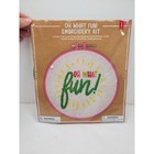 <!--F#f_0-->Oh What Fun! Embroidery Keepsake Complete Kit Brand New Embroidery Pattern Kit<!--F/-->