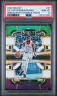 1891 Victor Wembanyama 2023 Panini Select #87 Green White Purple Prizm RC PSA 10