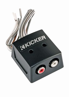Kicker 46KISLOC Car Audio Amp 2 Channel RCA Line Output Converter KISLOC Used