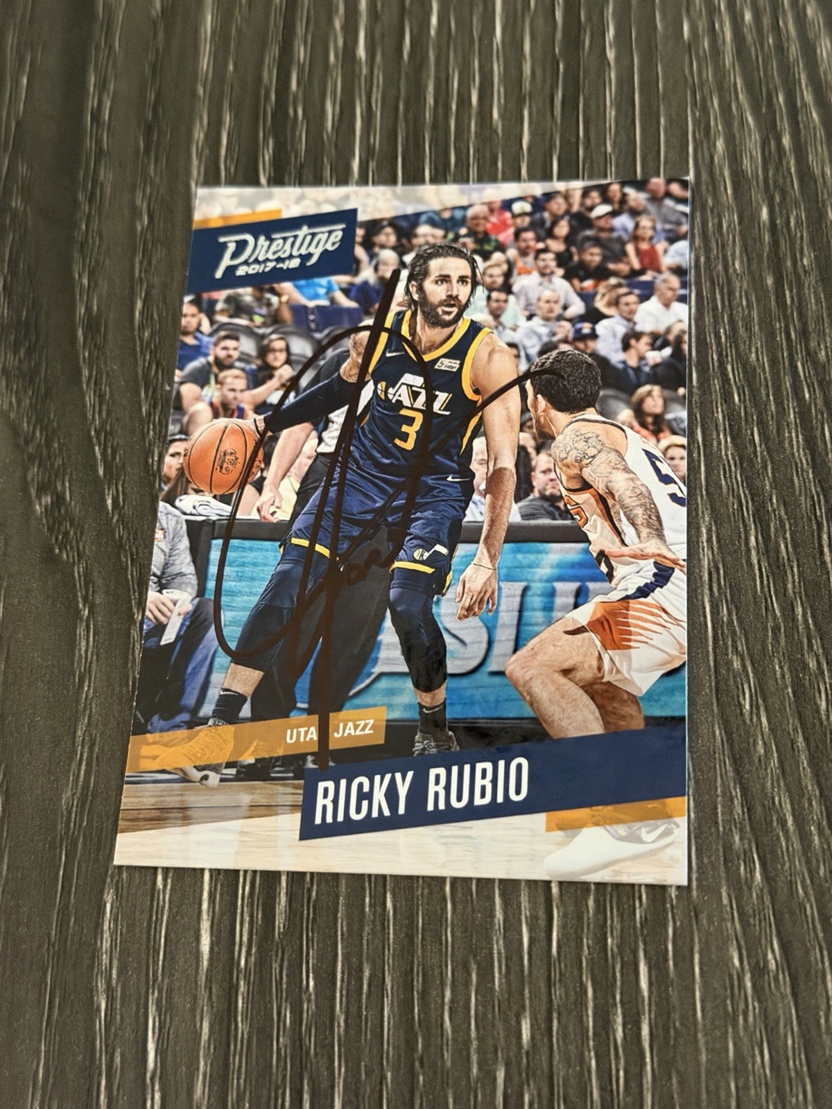2017-18 Panini Prestige #52 RICKY RUBIO Card - Auto Autographed HAND SIGNED