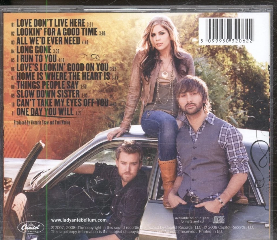 Lady Antebellum Selbstbetitelte CD Europa Capitol 5099950320622 - Bild 2 von 3