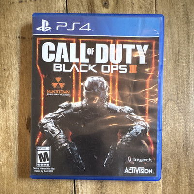 Activision Call of Duty: Black Ops III PS4 Multiplayer Manual, Case, Nuk3town