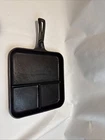 Wagner Ware Sidney O Bacon Egg Cast Iron Square Skillet Vintage Model #1101D