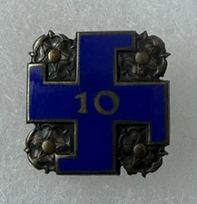 WW2 Finland Finnish Lotta Svärd 10years Service Badge Silver Winter War Nr 12350