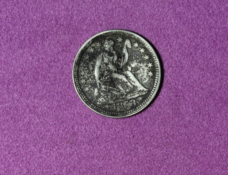 1853- Seated Liberty Half Dime #P33624