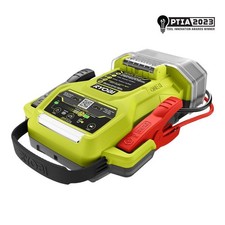 RYOBI ONE 18V Cordless 1600A Jump Starter with LED Work Light Tool Only