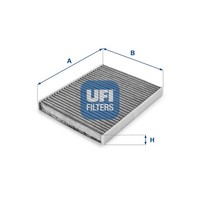 Ufi Innenraumfilter 54.103.00 Aktivkohlefilter FüR Lancia Fiat Stilo Bravo Delta