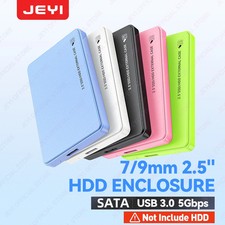 JEYI 2.5" External HDD Enclosure 5Gbps To SATA 3.0 for 7/9.5mm 2.5" HDD 5 Colors