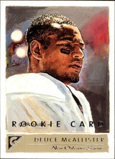 2001 Topps Gallery #130 Deuce McAllister RC Rookie Card. rookie card picture