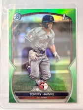 2023 Bowman Draft - Chrome Tommy Hawke #BDC-141 Green Refractor /99 (RC)