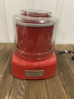 Cuisinart Frozen Yogurt Ice Cream  Sorbet Maker Model ICE 20R Red 15 Quart