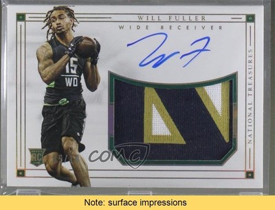 2016 National Treasures Collegiate Century Gold 5/10 Will Fuller V Auto READ 7fb