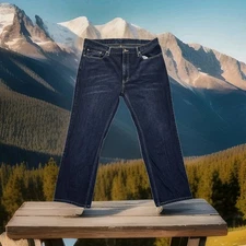 Levis 559 Jeans Mens 40x32 Relaxed Straight Blue Denim Pants Strait Boot Cut EUC