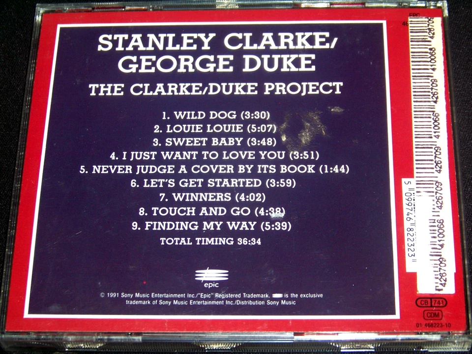 Stanley Clarke & George Duke – The Clarke/Duke Project CD - Bild 3 von 3