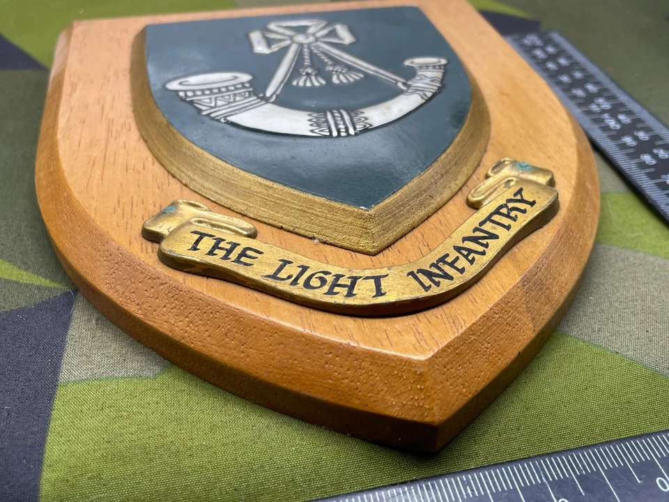 Original British Army The Light Infantry Wall Plaque - Image 2 of 3