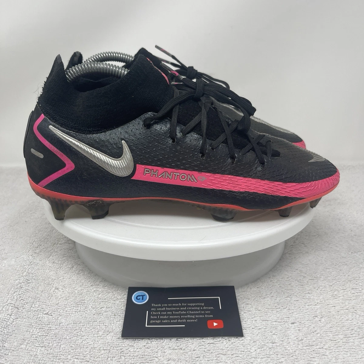 Nike Phantom GT Elite DF FG ACC Black Pink Blast for Sale