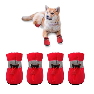 Comfortable & Durable Anti-Slip Dog Booties for Small Dogs - Perfect for Winter
