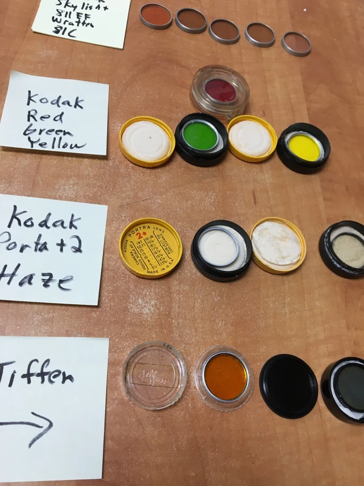 13pc KODAK Series 5  FILTER Drop-in & Tiffen Red Green Yellow Skylight Haze s3 - Image 4 of 4
