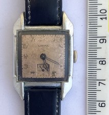 Vintage Lavina Watch 1950 With Engraved Dedication Swiss Made 17 Jewels Working
