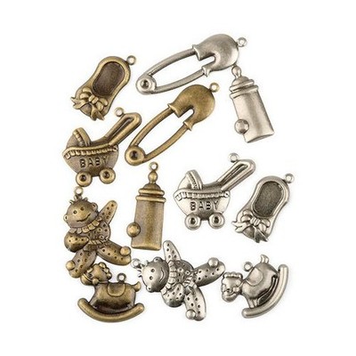 Hobby & Bastelspaß gepresstes Metall Charms
