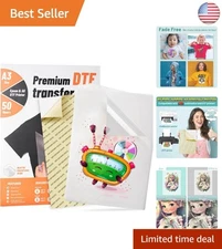 Eco-Friendly DTF Transfer Film 50 Sheets 11"x17" with Sticky Printing Pad