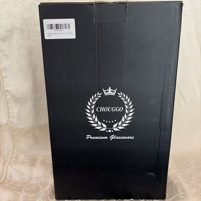 Chouggo  Premium Glassware Set of 4 Cocktail Glasses 12oz New In Opened Box