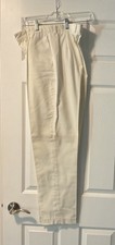 Vintage Y2K Women Dee Cee Casual Pants 1970's White  see pics for size