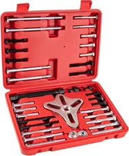 Kit De Extractor De Volante De Equilibrador Armónico Herramienta Coche 46 Piezas