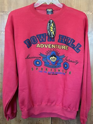 VTG / Retro Men s Bugle Boy Sweatshirt Size Large NOS Size  80-90 s Graphic Ski