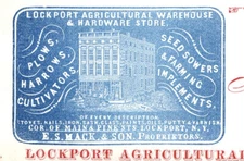 Lockport NY Hardware Store Agricultural Warehouse Billhead