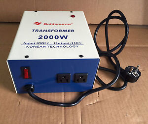 Step up transformer 110v to 220v 2000w