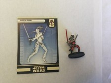 Aurra Sing  Star Wars Miniatures With Stat Card Wotc