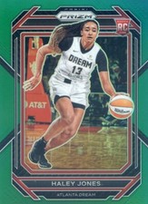 2023 Panini Prizm WNBA HALEY JONES RC ROOKIE #138 GREEN PRIZM DREAM
