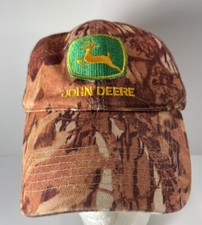 John Deere Brown Camo Cap with Patch Logo Strapback Embroidered Logo Free Ship
