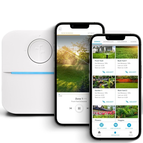 Rachio 3: 8 Zone Smart Sprinkler Controller App Control Alexa Local Weather