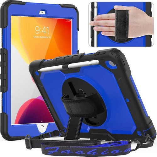 Porte-crayon support rotatif sangle à main ceinture pour iPad 10.2 7ème génération étui - Photo 2/31