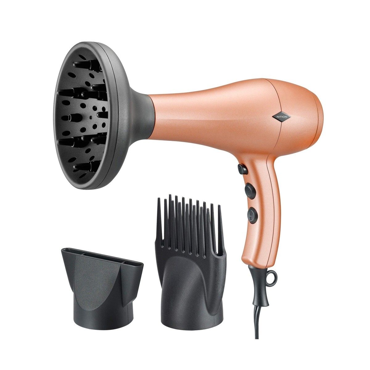 NITION Negative Ions Ceramic Hair Dryer with Diffuser